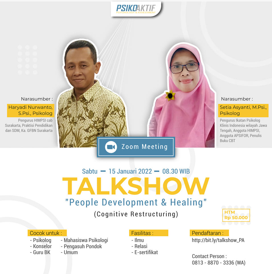 Talkshow People Development & Healing